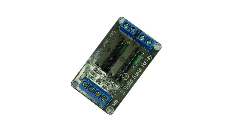 5V 2 Channel Solid State Relay Module 250V 2A product image for electronics and prototyping use