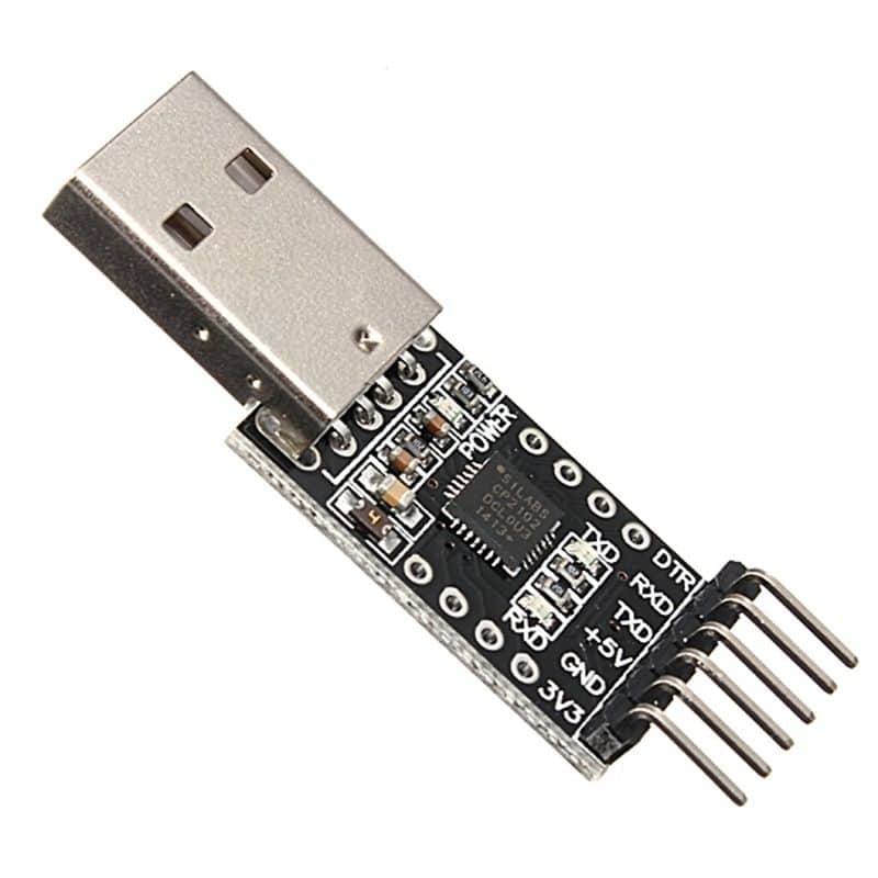 CP2102 USB to Serial Module product image for electronics and prototyping use