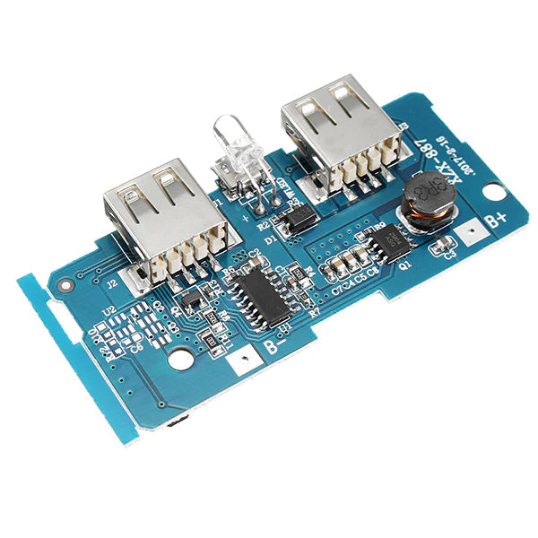 DIY 3.7v to 5V 2A power bank module product image for electronics and prototyping use