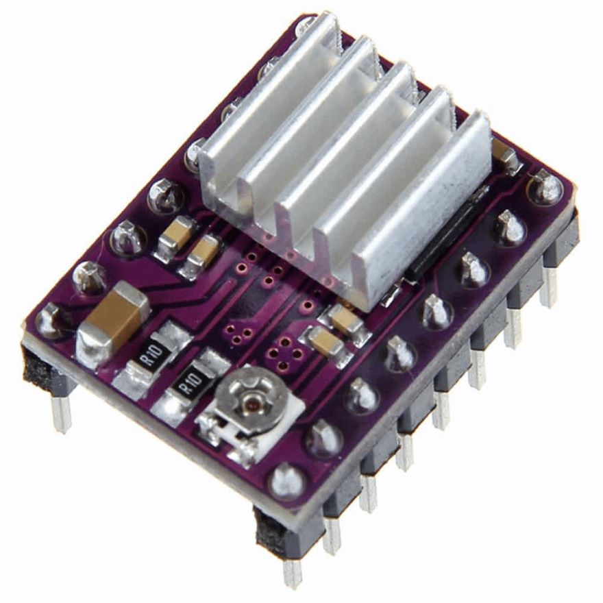 DRV8825 Stepper motor Driver module - 2A product image for electronics and prototyping use