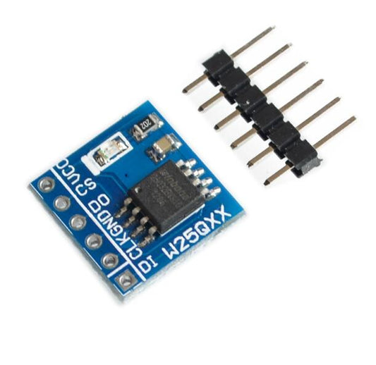 W25Q64 FLASH Storage Module SPI Interface 8Mbyte product image for electronics and prototyping use