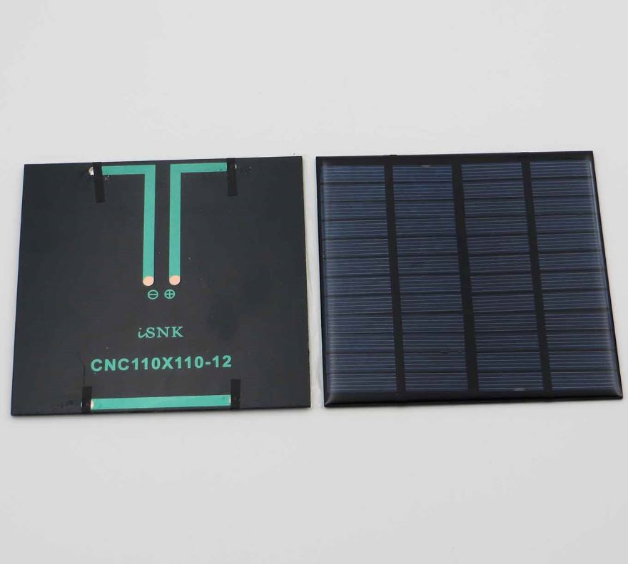 12V 150mA MINI Solar Panel product image for electronics and prototyping use