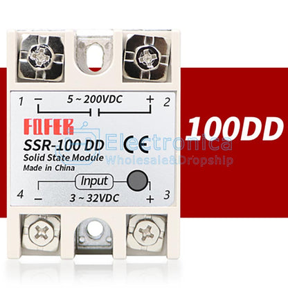 SSR-25DD 10DD 40DD 60DD Single-phase Solid State Relay - I Found Tech Chinese Warehouse Import - SSR-100DD