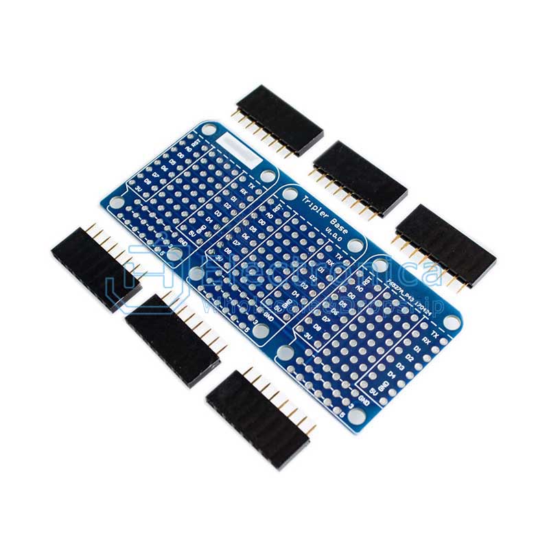 WeMos D1 Mini Tripler Expansion Board - I Found Tech Chinese Warehouse Import
