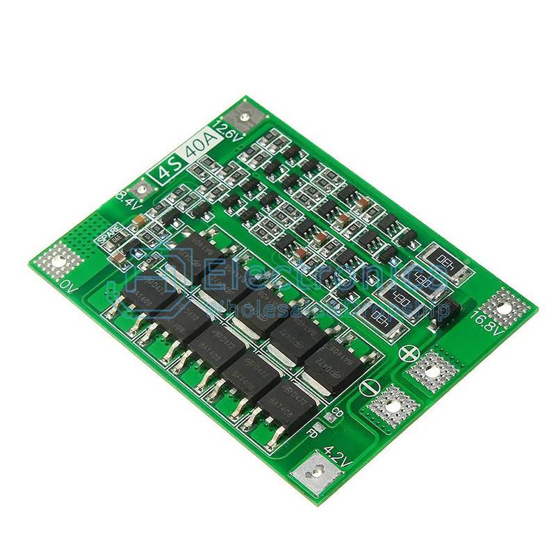 4S 14.8V 16.8V 40A 18650 Lithium Battery Protection Board - I Found Tech Chinese Warehouse Import - Balanced version
