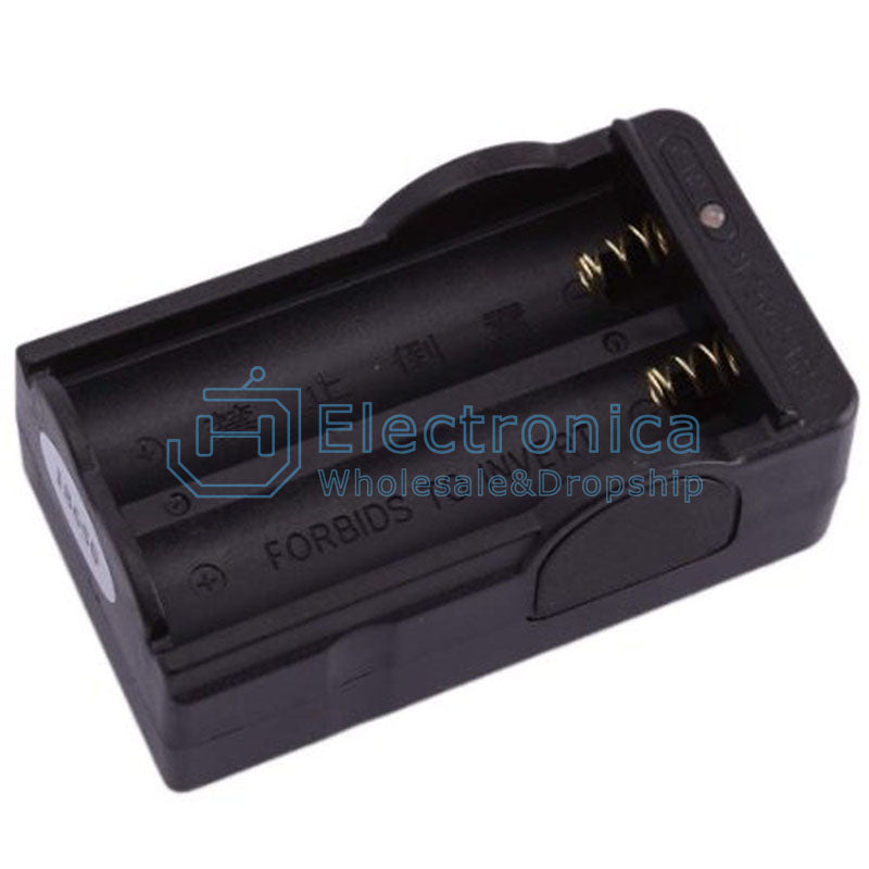 Dual Slots 18650 3.7V Lithium Battery Charger Adapter without Box - I Found Tech Chinese Warehouse Import - EU Plug