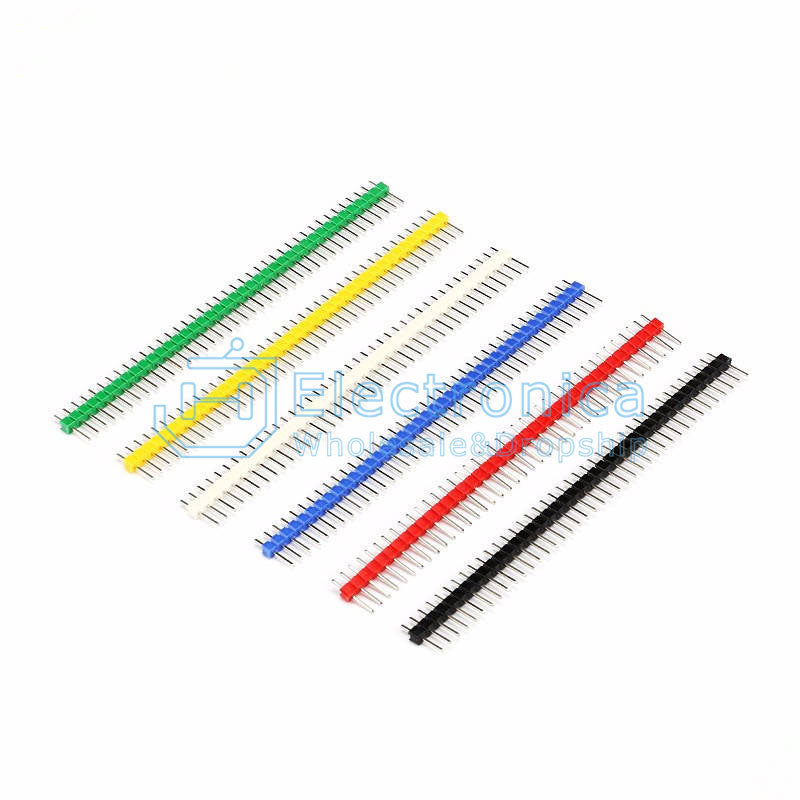 2.54mm 1*40P Color Single Row Needle - I Found Tech Chinese Warehouse Import - Option 12691;17422