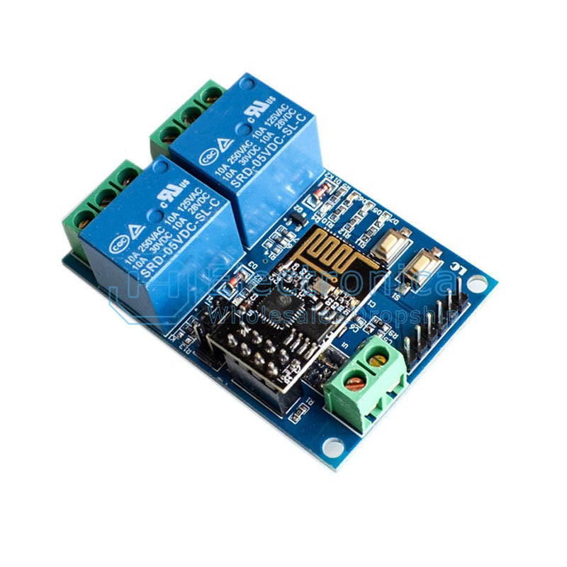 5V ESP8266 2 Channel WiFi Relay Module - I Found Tech Chinese Warehouse Import