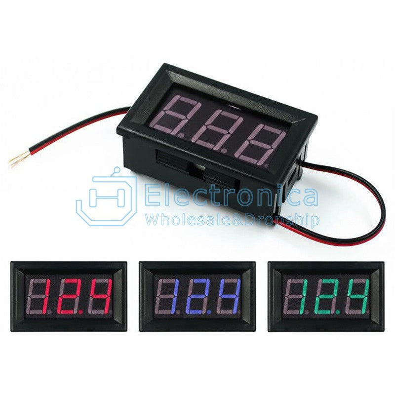 DC4.5V-30.0V Two-wire DC Voltage Meter Head - I Found Tech Chinese Warehouse Import - 0.56 bule