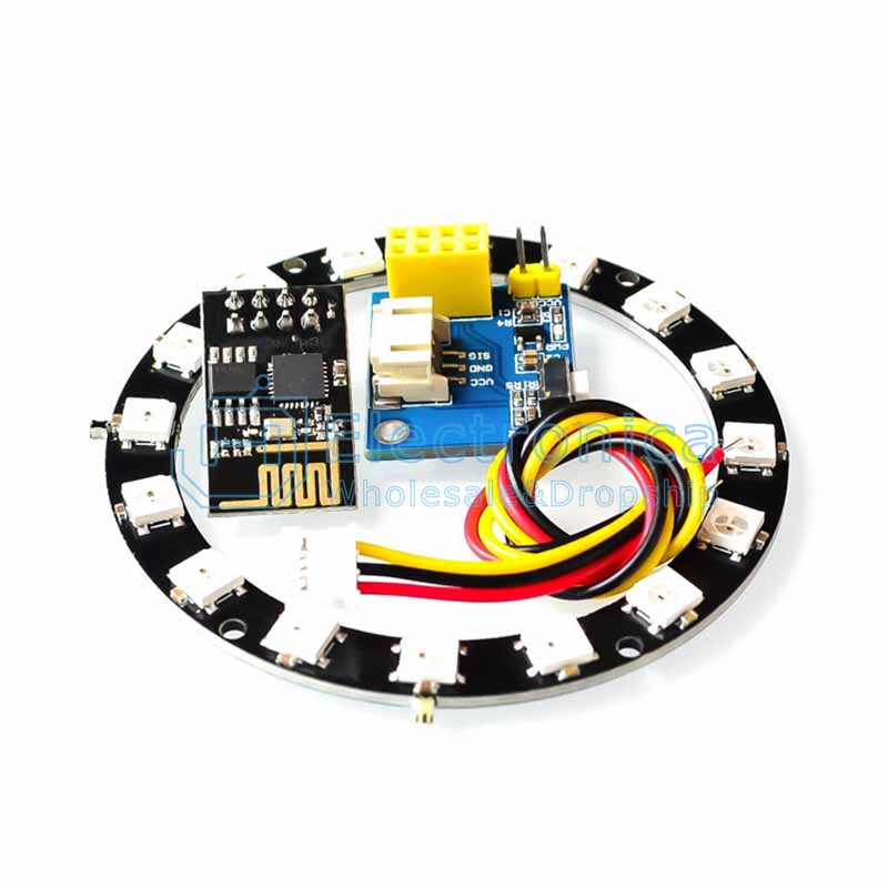 ESP8266 ESP-01 WS2812 RGB LED Controller Module - I Found Tech Chinese Warehouse Import - 16 bit LED + module