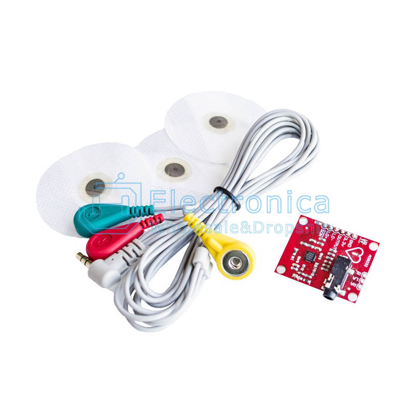 AD8232 ECG Measurement Pulse Heart Sensor - I Found Tech Chinese Warehouse Import - AD8232 (kit)