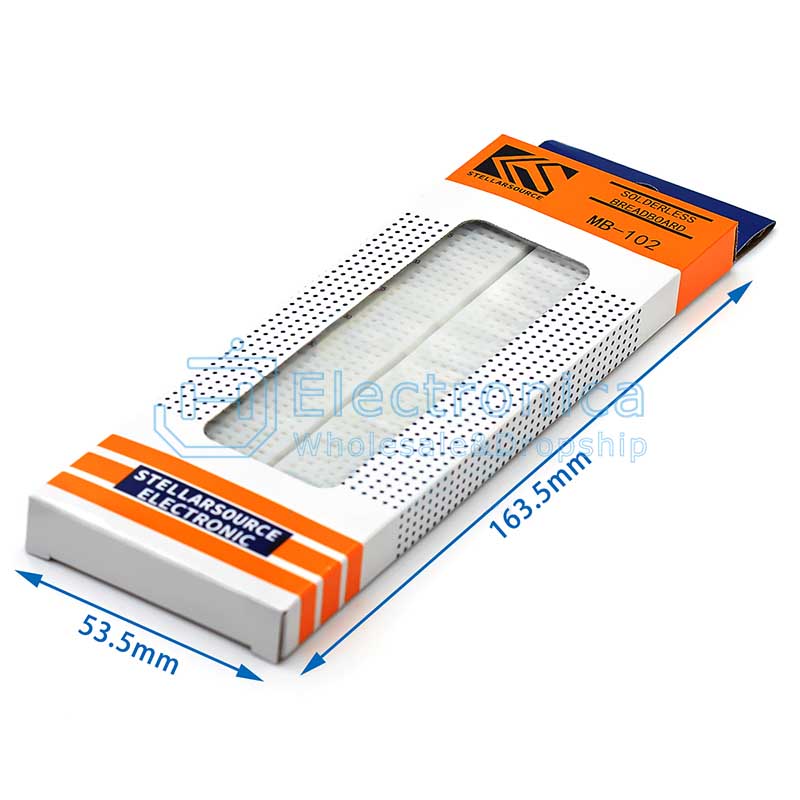 MB-102 Breadboard 830 Holes PCB Test Board - I Found Tech Chinese Warehouse Import - With package