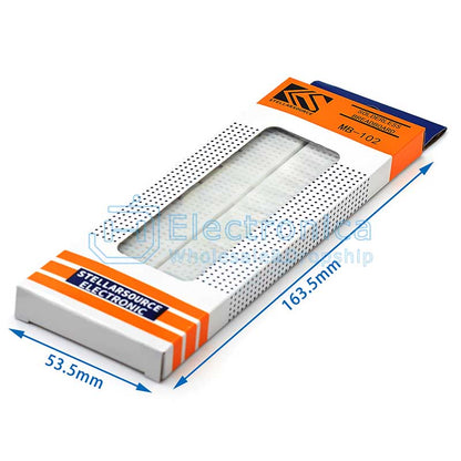MB-102 Breadboard 830 Holes PCB Test Board - I Found Tech Chinese Warehouse Import - With package