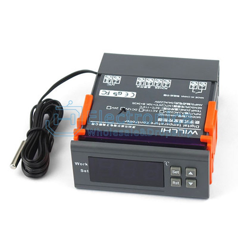 WH7016C Digital LCD Thermostat Regulator Temperature Controller With NTC Sensor - I Found Tech Chinese Warehouse Import -...