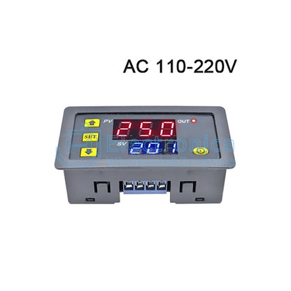 12V24V220V Dual Digital Display Time Delay Relay Module - I Found Tech Chinese Warehouse Import - AC 110-220V