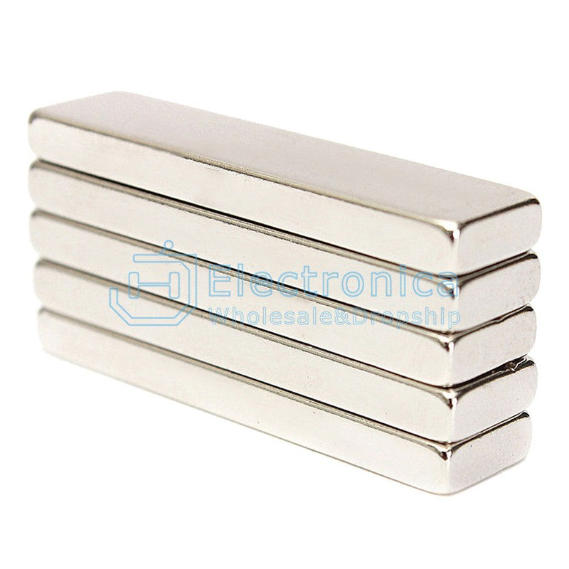 40x10x4mm N52 Rectangle Neodymium Magnet - I Found Tech Chinese Warehouse Import - 5pcs
