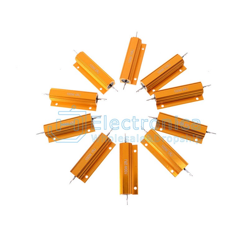 RX24-100W Aluminum Metal Shell Case Wirewound Resistor - I Found Tech Chinese Warehouse Import - 100W-0.1Ω