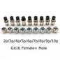 GX16-2/3/4/5/6/7/8/9/10 16mm Aviation Socket Connector - I Found Tech Chinese Warehouse Import - GX16-10 （male+female)