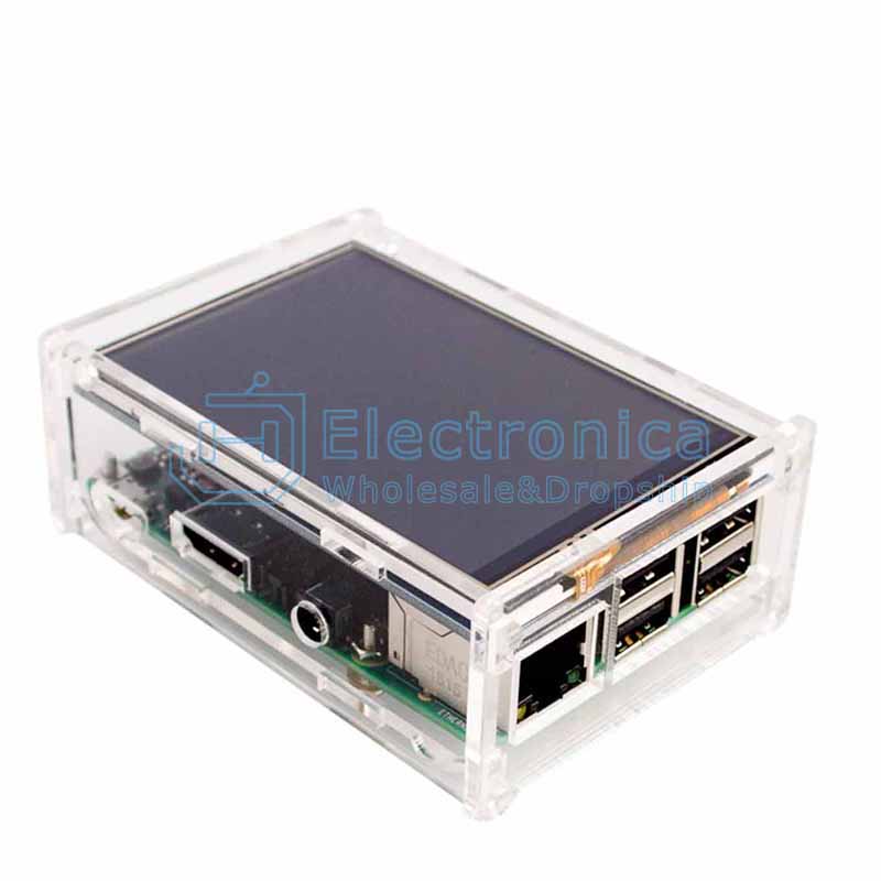 Raspberry Pi 3.5 Inch LCD Touch Screen and Acrylic Case - I Found Tech Chinese Warehouse Import - 3.5 Inch screen