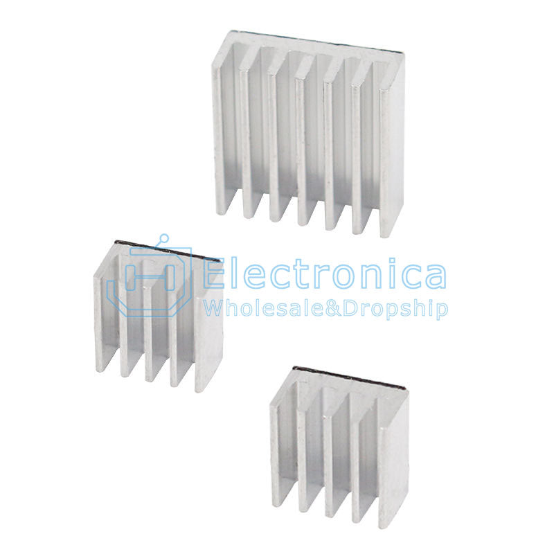 Raspberry Pi Heat Sink 3pcs - I Found Tech Chinese Warehouse Import - 20pcs(10pcs small,10pcs large)