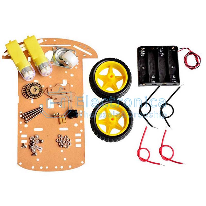 2WD Smart Robot Car Chassis Kit - I Found Tech Chinese Warehouse Import - with bag