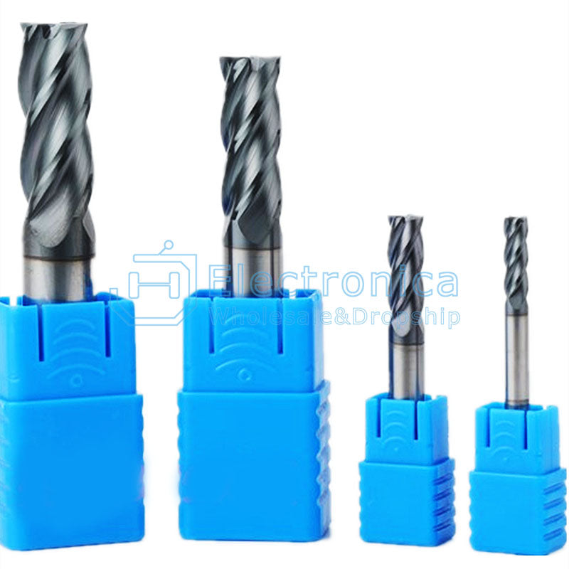 YFT50° 4/2 Flute Tungsten Carbide End Mill - I Found Tech Chinese Warehouse Import - 1.0*3*4*50
