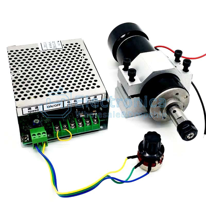 500W ER11 Air-cooled Spindle Motor+Governor+Clamp - I Found Tech Chinese Warehouse Import