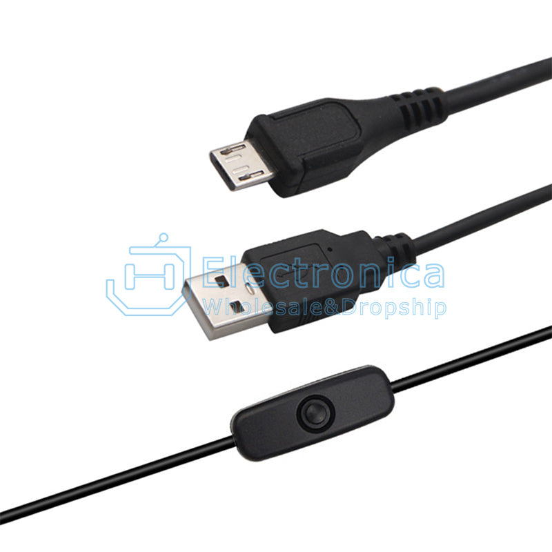 Raspberry Pi 4B/3B+ USB Interface Power Cable With Switch - I Found Tech Chinese Warehouse Import - For Raspberry pi 3B
