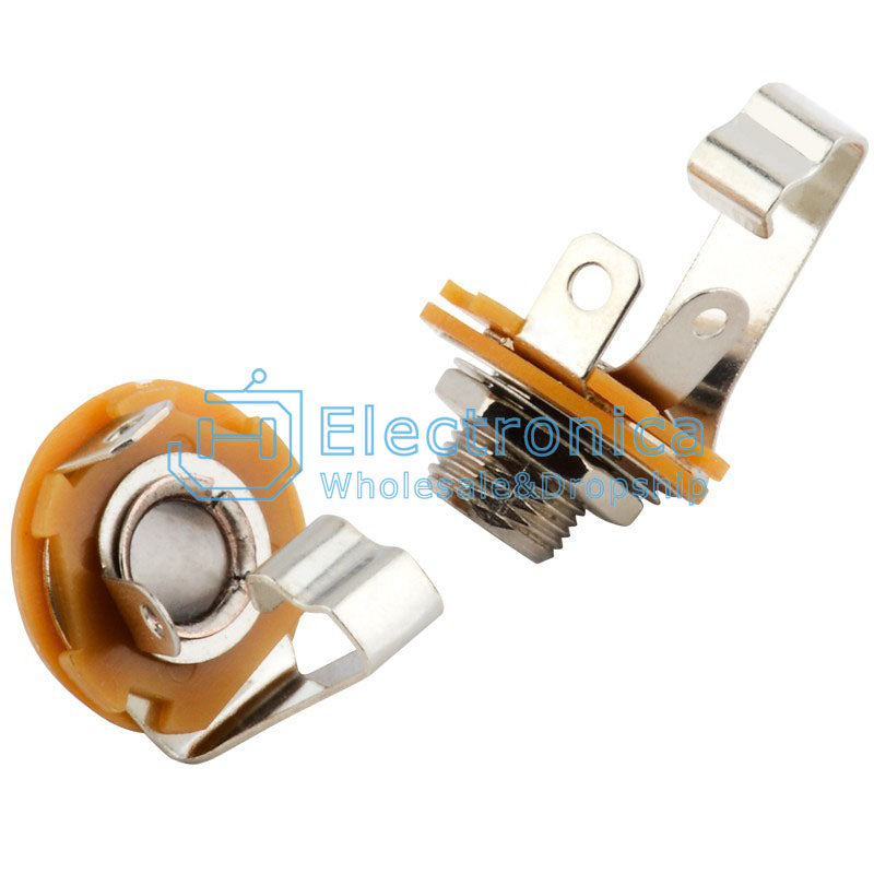 6.35mm 2Pin Female Mono Jack Audio Connector - I Found Tech Chinese Warehouse Import