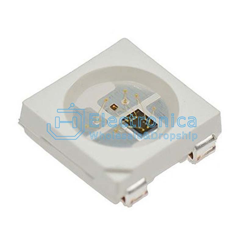 WS2812B 5V 4Pin 5050RGB LED Chip - I Found Tech Chinese Warehouse Import - Alloy cable (10pcs)