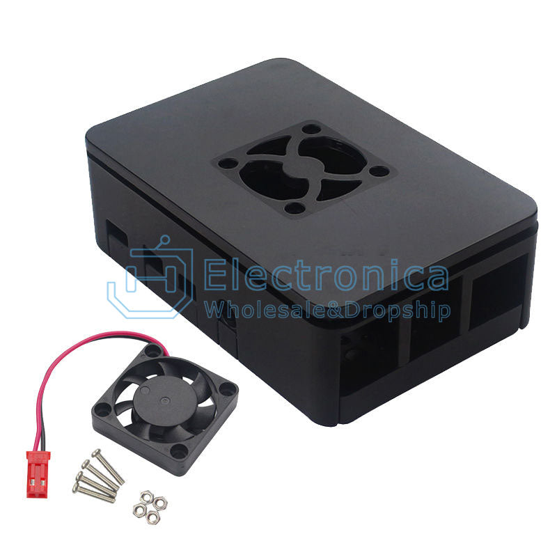 Raspberry Pi 4B ABS Case + Fan - I Found Tech Chinese Warehouse Import - Case