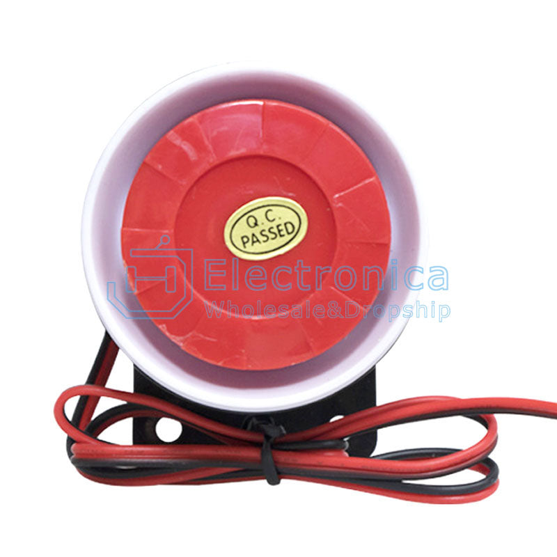 High Decibel Siren with Wire - I Found Tech Chinese Warehouse Import - 12V Alarm+cable+3.5 audio head