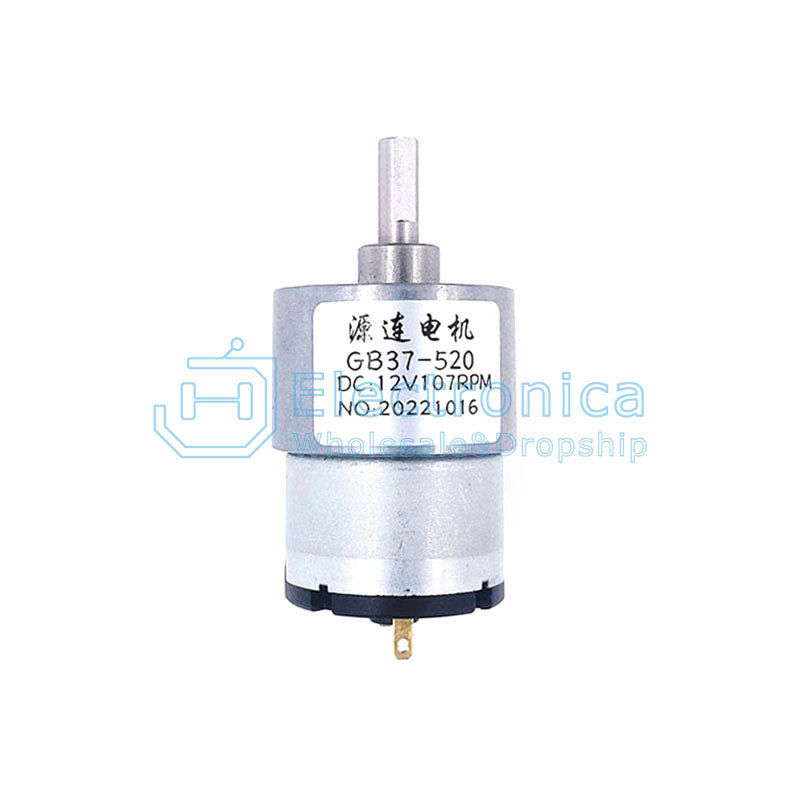 JGB37-520 DC Geared Motor - I Found Tech Chinese Warehouse Import - Option 37804;37806