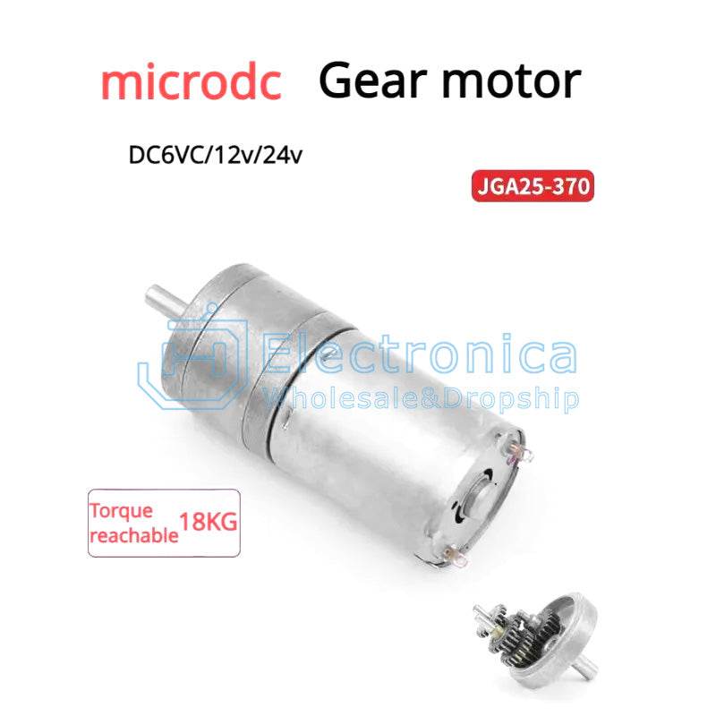 GA25-370 Mini Brushed DC Geared Motor - I Found Tech Chinese Warehouse Import - Option 37786;37790;37793