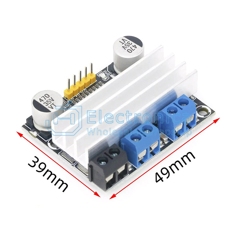 3-18V 10A Dual-channel DC Motor Drive Module - I Found Tech Chinese Warehouse Import - 10A dual drive module