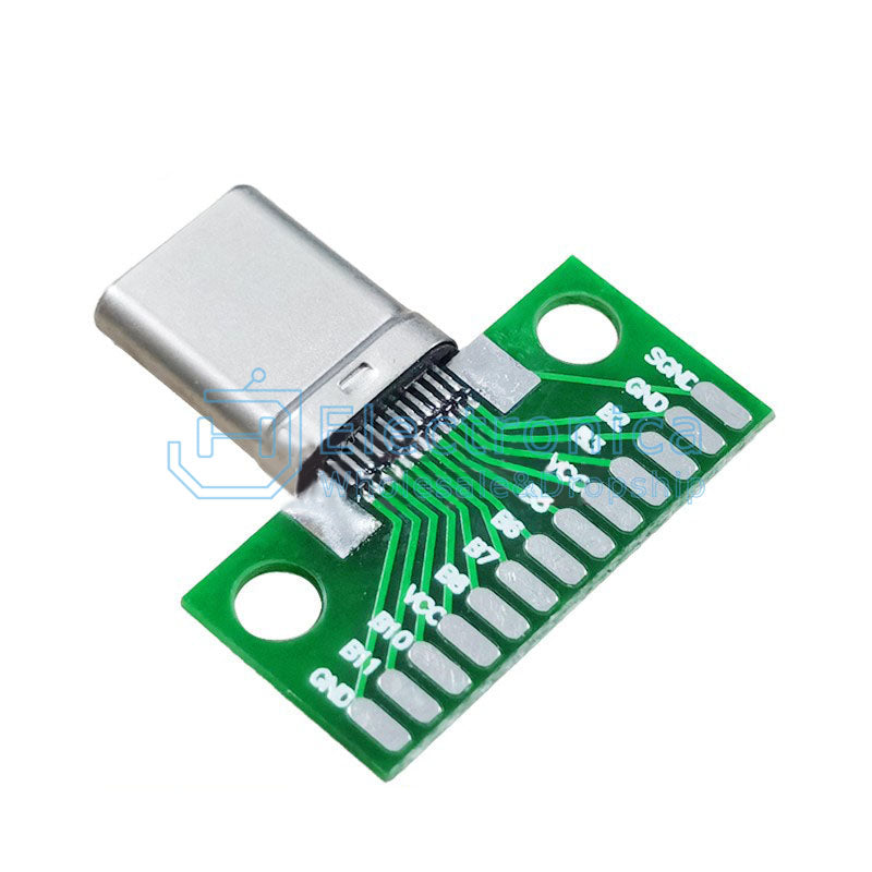 USB 3.1 Type-C Male Test PCB Board - I Found Tech Chinese Warehouse Import