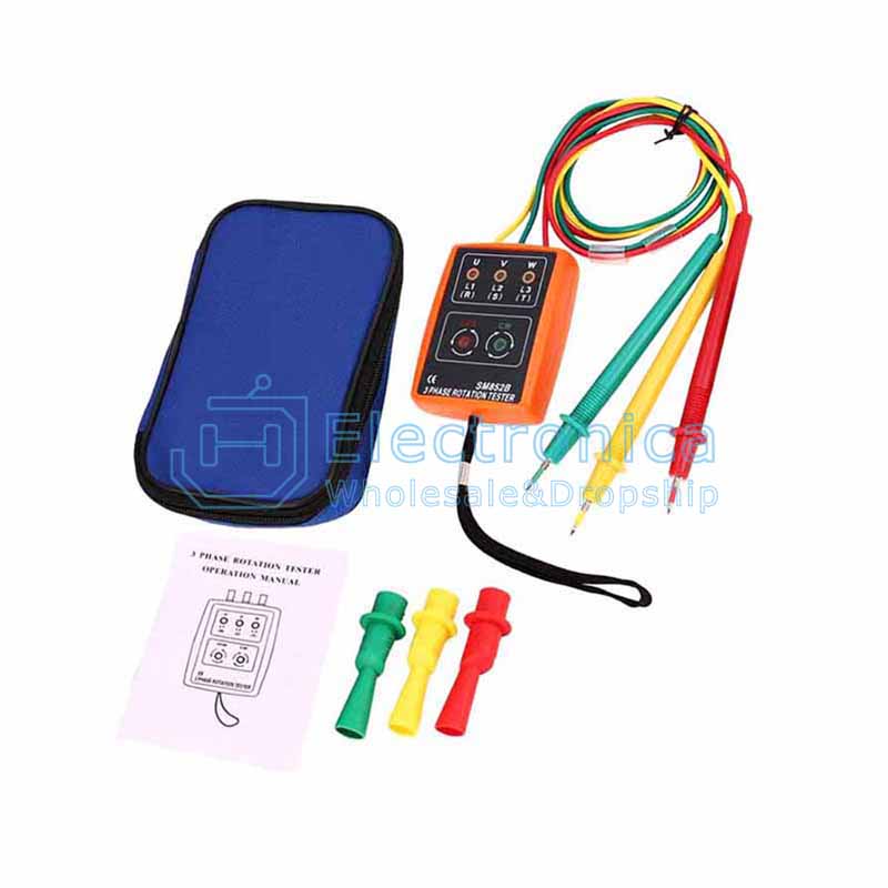 SM852B 60V-600V 3-Phase Sequence Meter - I Found Tech Chinese Warehouse Import