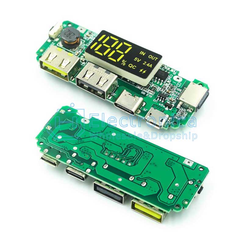 18650 Lithium Battery Digital Display Charging Module
