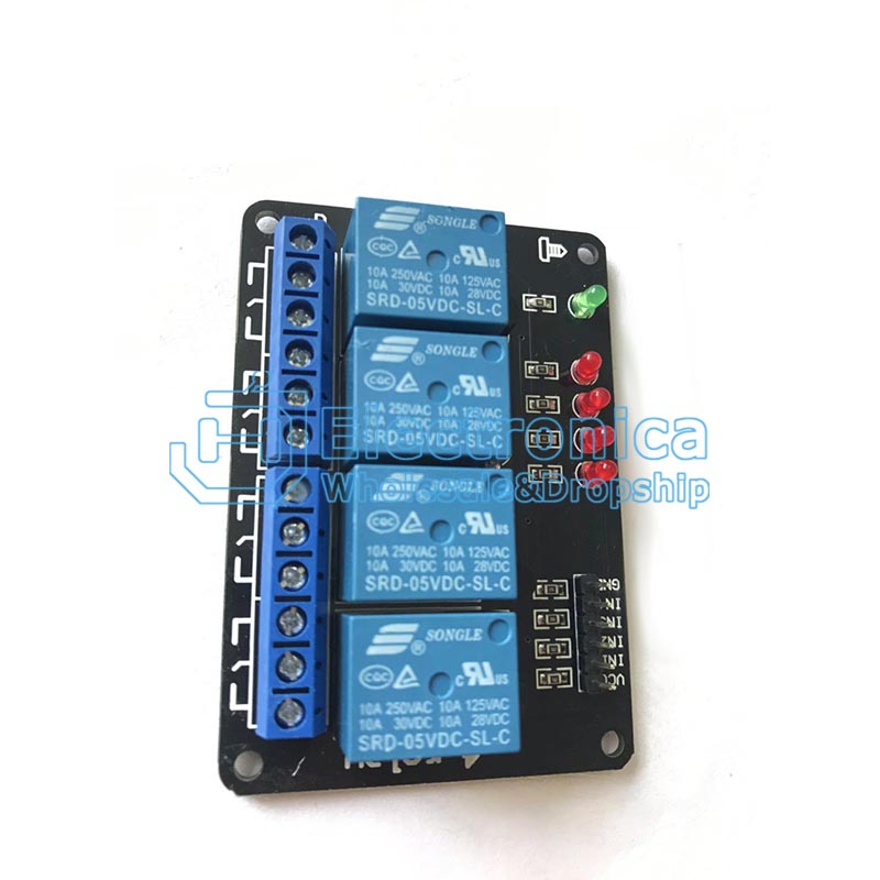 4 Channels Relay Module for AVR/51/PIC - I Found Tech Chinese Warehouse Import