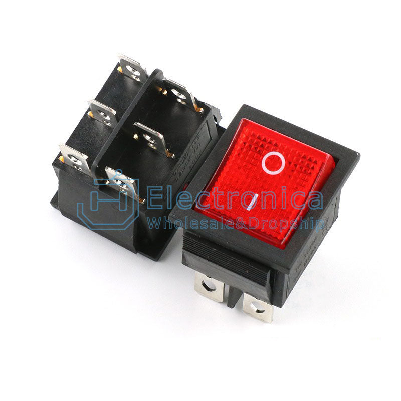 KCD4 6P Rocker Switch with Lights - I Found Tech Chinese Warehouse Import