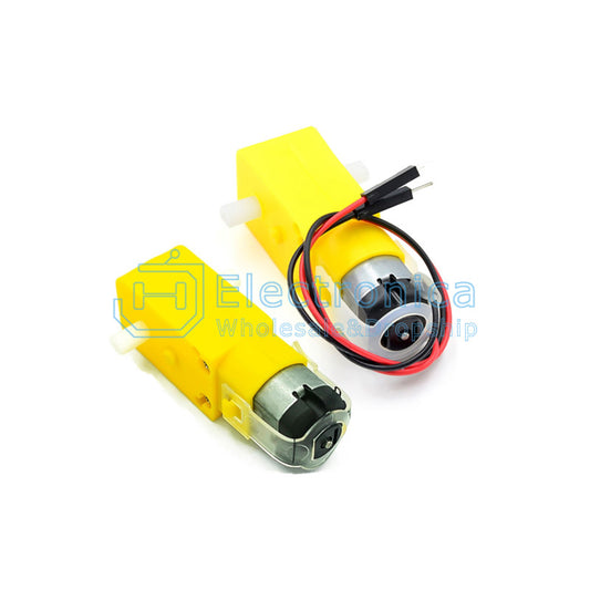 Yellow DC3V-6V Reduction TT Motor for Smart Car Chassis - I Found Tech Chinese Warehouse Import - Yellow Dual-axis Motor...