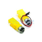 Yellow DC3V-6V Reduction TT Motor for Smart Car Chassis - I Found Tech Chinese Warehouse Import - Yellow Dual-axis Motor...