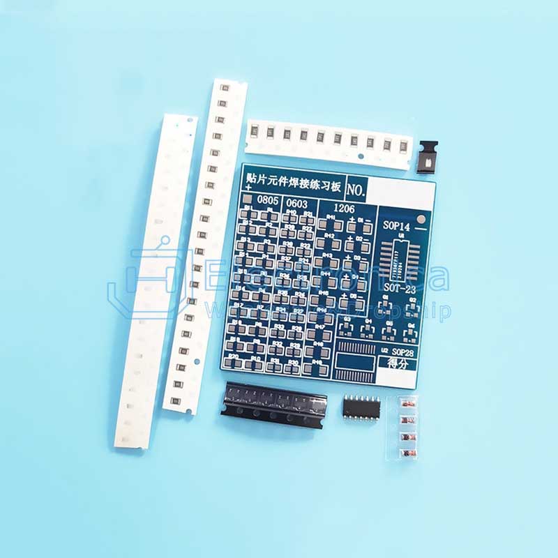 SMD Component Soldering Board DIY Kit - I Found Tech Chinese Warehouse Import