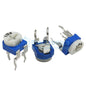 RM065-104(100K) Horizontal Blue and White Adjustable Potentiometer - I Found Tech Chinese Warehouse Import - 10PCS