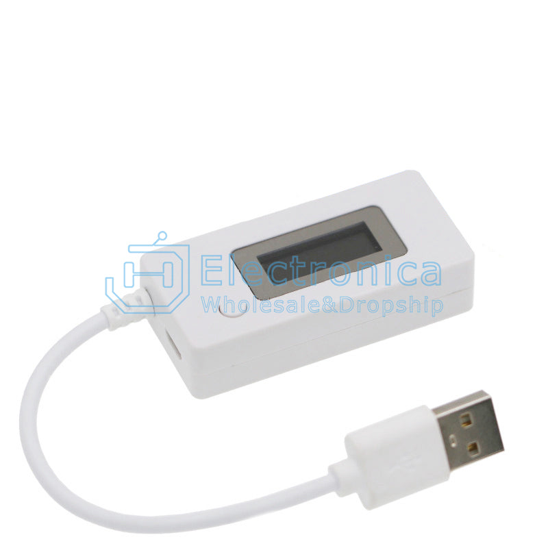 USB LCD Digital Display White Ammeter Voltmeter Detector - I Found Tech Chinese Warehouse Import - White