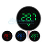 DC 4-100V Round LED Digital Display Voltmeter - I Found Tech Chinese Warehouse Import - Blue