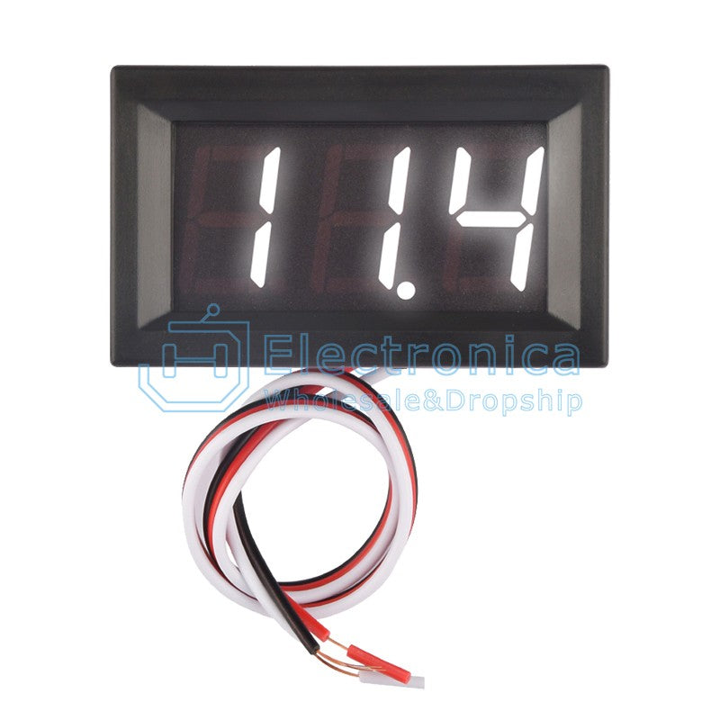 DC 0-100V 0.56 Inch LED Digital Voltmeter - I Found Tech Chinese Warehouse Import - Orange display