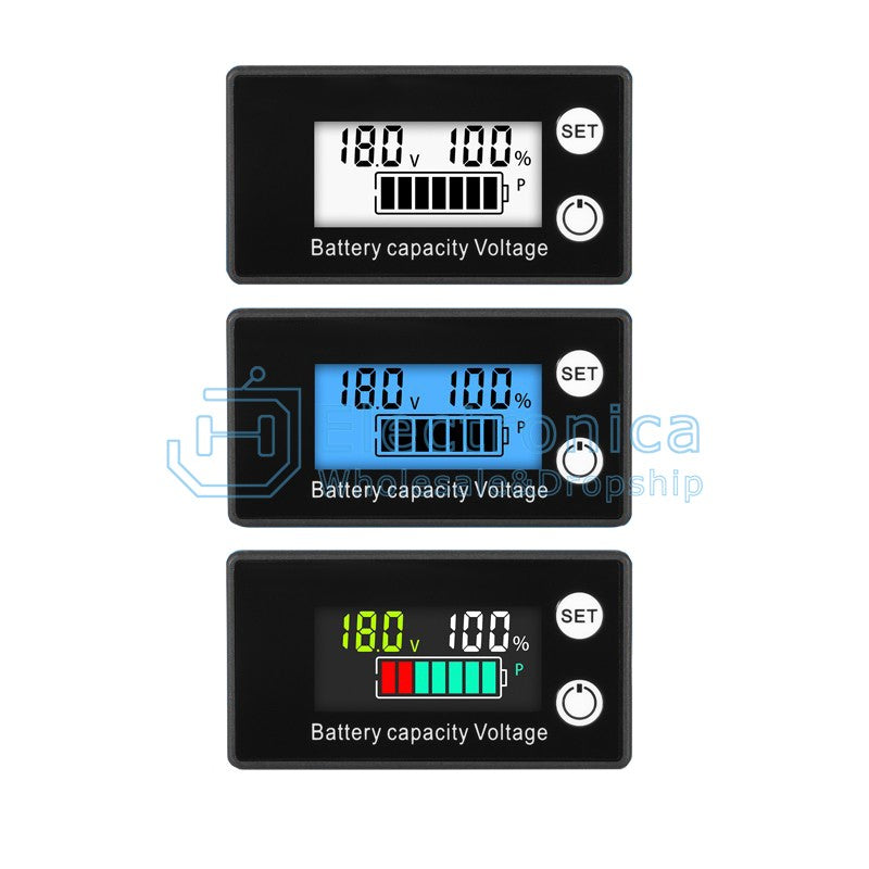 8-100V LCD Battery Car Power Indicator - I Found Tech Chinese Warehouse Import - 6133A LCD Voltmeter