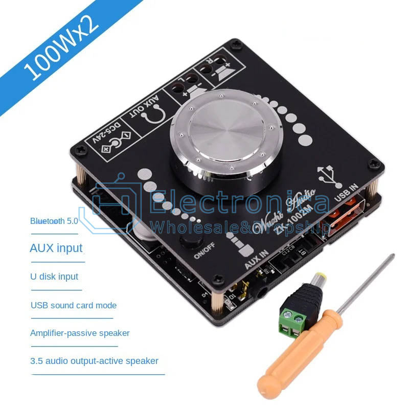 ZK-1002M Mini Stereo Bluetooth Digital Amplifier Module - I Found Tech Chinese Warehouse Import