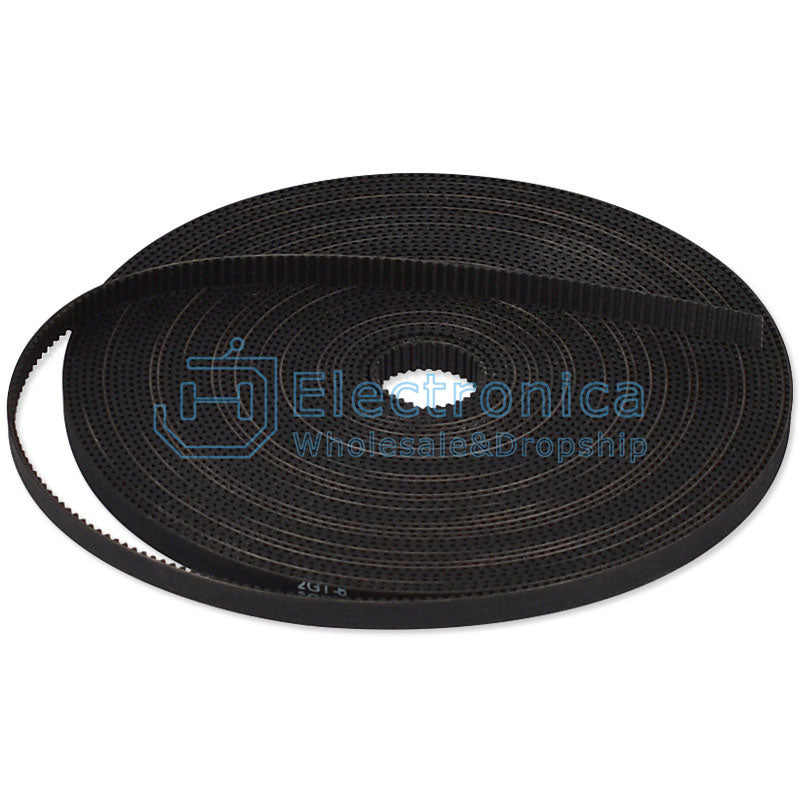 3D Printer GT2 Synchronous Timing Belt - I Found Tech Chinese Warehouse Import - GT2-10MM- white 1m(PU steel wire)